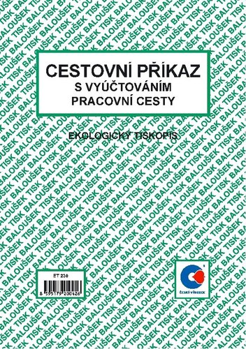 Cestovn pkaz s vytovnm A5 (oboustrann)