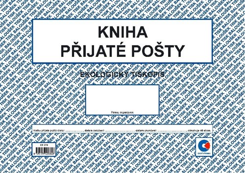 Kniha pijat poty A4 (oboustrann)