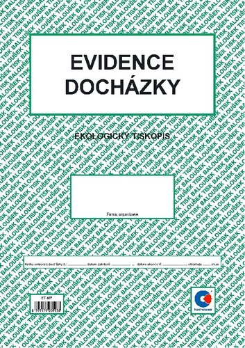 Evidence dochzky A4