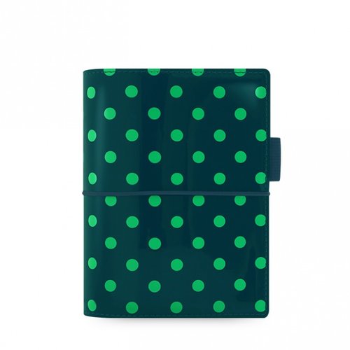 Filofax Domino Patent A7 Pocket tmavě zelený kapesní
