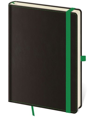 Linkovan zpisnk Black Green L