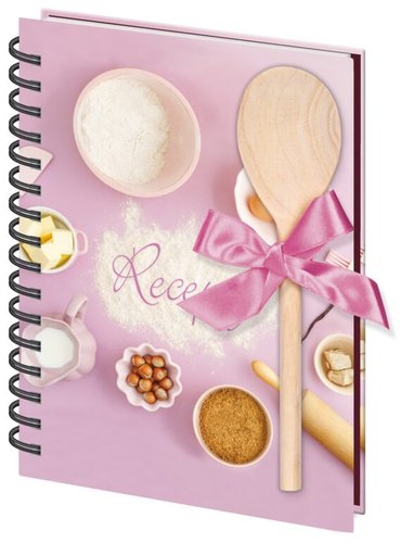 Kniha na recepty s vaekou A5 spirla Baking