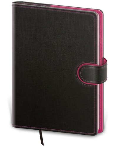 Tdenn di A5 Flip antracit/magenta