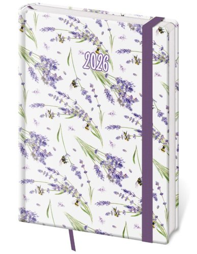 Denn di A5 Vario Lavender s gumikou