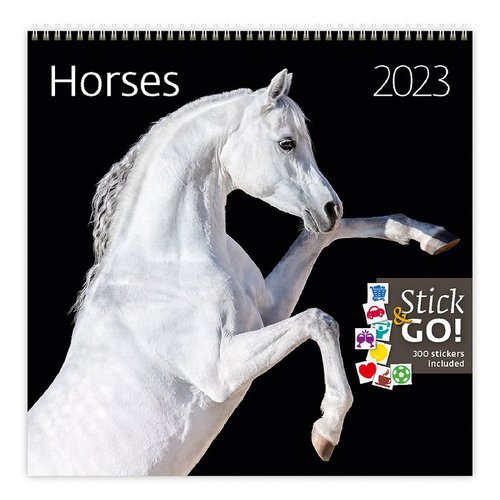 Helma Kalendář nástěnný 2023 - Horses