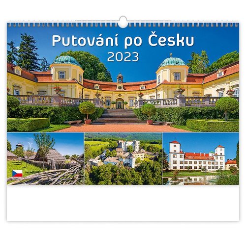 Helma Kalendář nástěnný 2023 - Putování po Česku