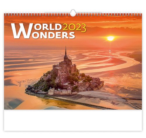 Helma Kalendář nástěnný 2023 - World Wonders