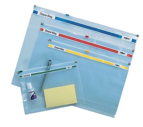 Herlitz Obal se zipem A5 prhledn ir