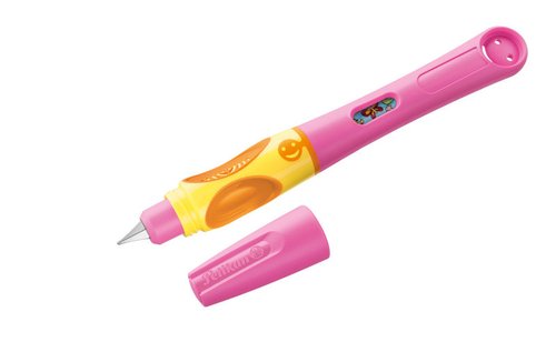 Herlitz Bombičkové pero Griffix 4 pro leváky, růžové