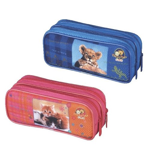 Pouzdro dvojit Pretty Pets, mix