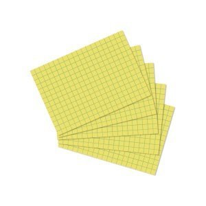 Herlitz - Karty do kartotky, A7,lut, tvereek, 100