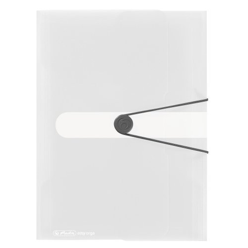 Herlitz Desky s gumou  A4  transparentn - ir