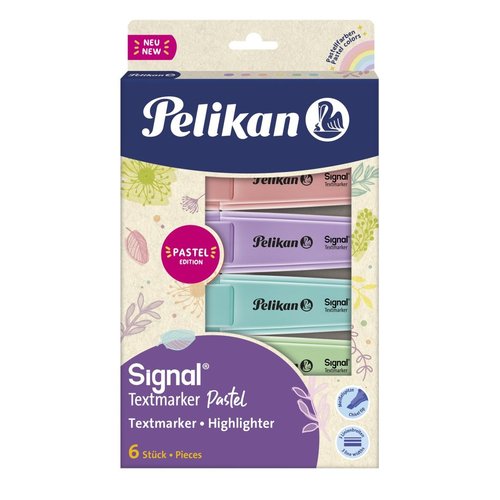Pelikan - Zvýrazňovač SIGNAL 6ks