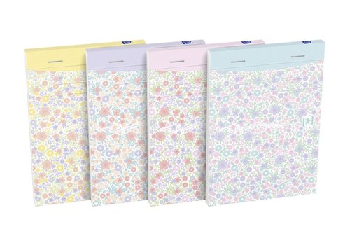 Oxford - Zpisnk Oxford Floral A6/80 list, linkovan, mix
