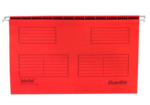 Bantex - Desky zvsn Bantex A4, erven.