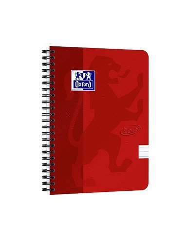 Oxford - Blok spirlov Oxford Nordic Touch A5+/70 list, linkovan, erven