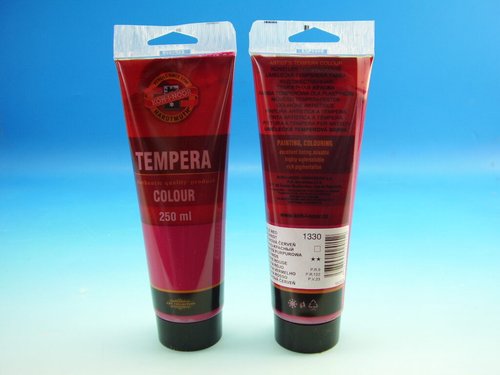 Barva temperov  purpurov erven 250ml