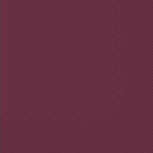 Ubrousky jednobarevn BORD 3-vrstv 33x33cm / 236002