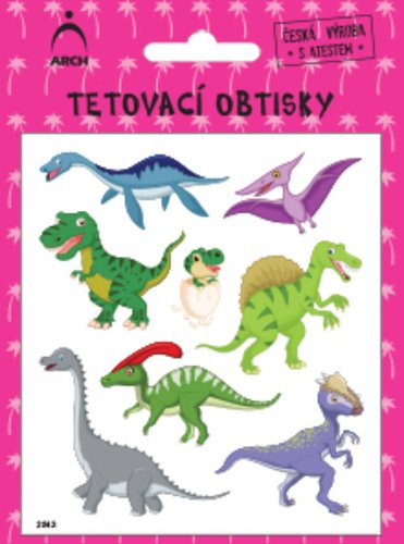 Dtsk tetovaky  dinosaui 3 (2543)