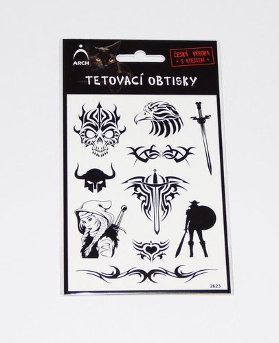 ern tetovaky - Lebka /2623