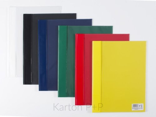 Karton P+P Rychlovaza A4 PVC s kapsou lut