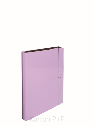 Karton P+P 3klop lamino desky s gumikou PASTELINI fialov