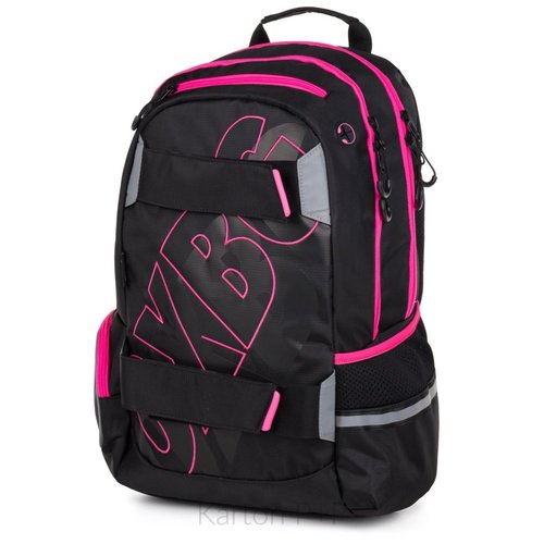 Karton P+P Studentský batoh OXY Sport BLACK LINE pink