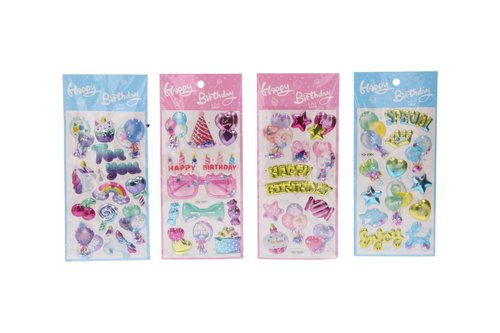 Nlepky W016590 22x9,5cm s glitrem