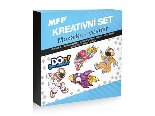 Kreativn set - mozaika vesmr