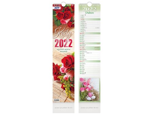 MFP Kalendář 2022 vázankový Květy