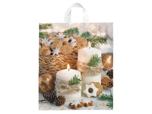 Igelitová vánoční taška vzor 6 40x46x8 (s uchem)