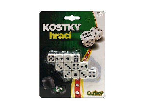 Kostky hrac 116392 1,5cm/12ks