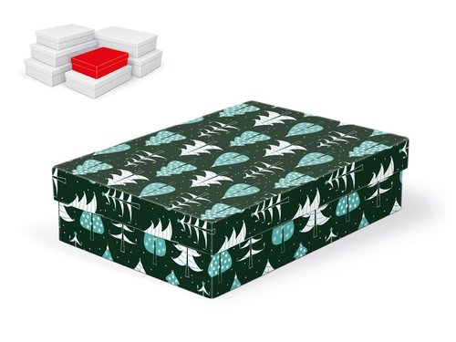 Krabice dárková vánoční A-V002-A 24x16x6cm