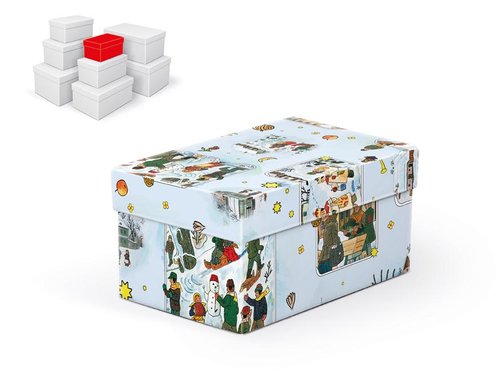 Krabice dárková vánoční B-V005-AL 16x10x8cm