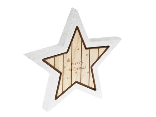 MFP Hvězda dřevo 19,5cm