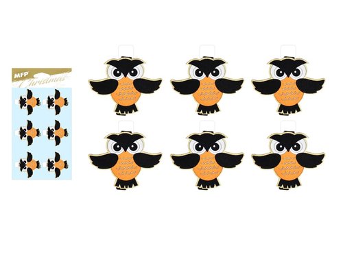 MFP Kolek devn halloween sova  6ks/4,8cm XC20181011