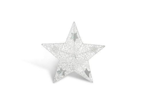 Hvězda bílá vánoční 20cm R2313/8