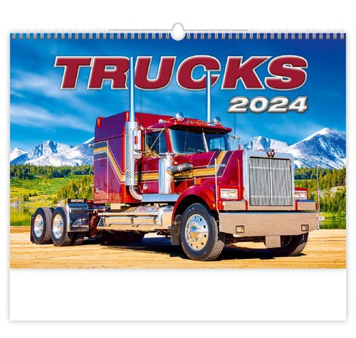 Stil Kalendář Trucks 2024