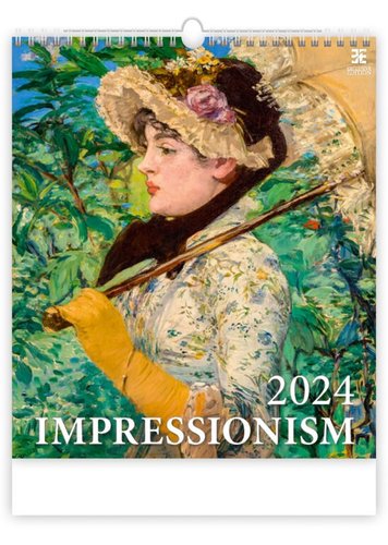 Stil Kalendář Impressionism 2024