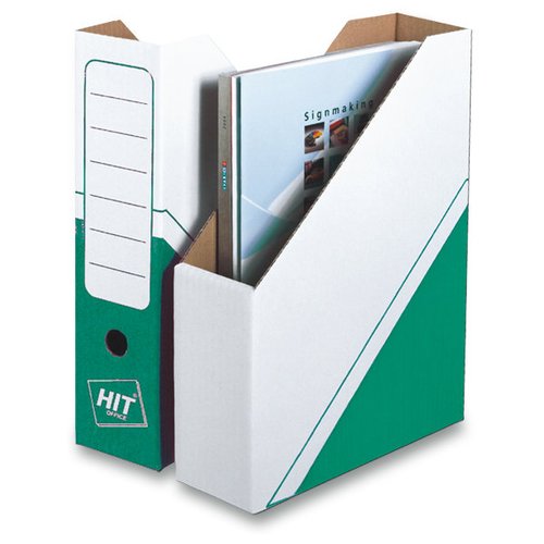 Magazin box Hit Office - archivan box - 75 mm - zelen