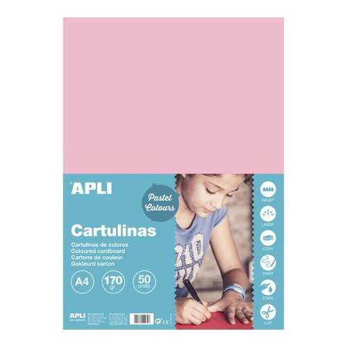APLI barevn papr, A4, 170 g, rov