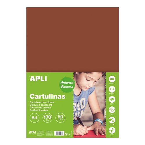 APLI barevn papr, A4, 170 g, hnd