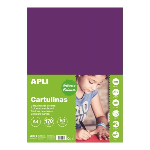 APLI barevn papr, A4, 170 g, nachov