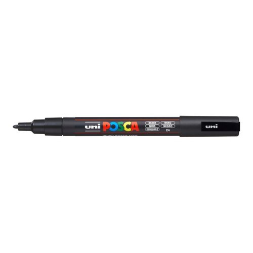 Posca popisova PC-3M, 0,9 - 1,3 mm, ern (24)