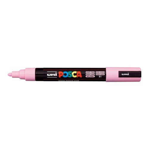 Posca popisova PC-5M, 1,8 - 2,5 mm, svtle rov (51)