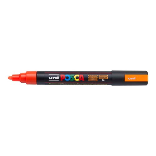 Posca popisova PC-5M, 1,8 - 2,5 mm, fluo oranov (F4)