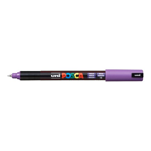 Posca popisova PC-1MR, 0,7 mm, fialov (12)