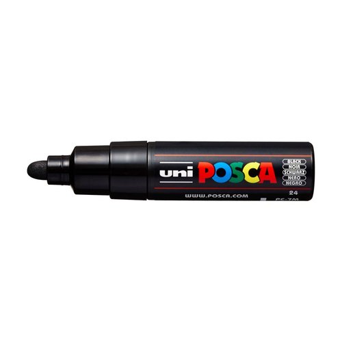 Posca popisova PC-7M, 4,5 - 5,5 mm, ern (24)