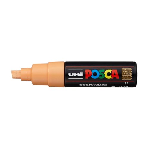 Posca popisova PC-8K, 8 mm, svtle oranov (54)