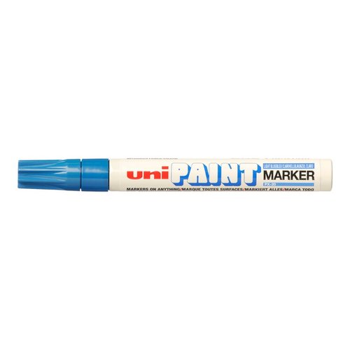 UNI PX-20 lakov popisova, 2,2 - 2,8 mm, svtle modr